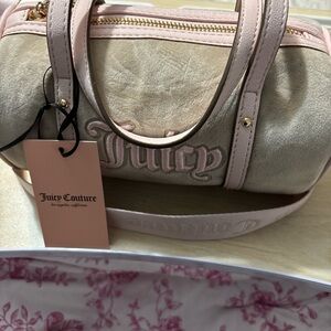 Juicy Couture Dusty Pink Mini Barrel Bag